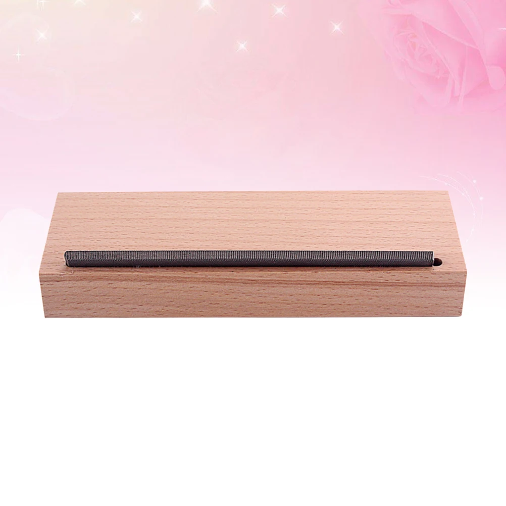

Guitar Fret File Chamfering Fix Tool Maple Woody Block Edge Polishing Burr Repair Portable Storage Long Lifespan High Strength