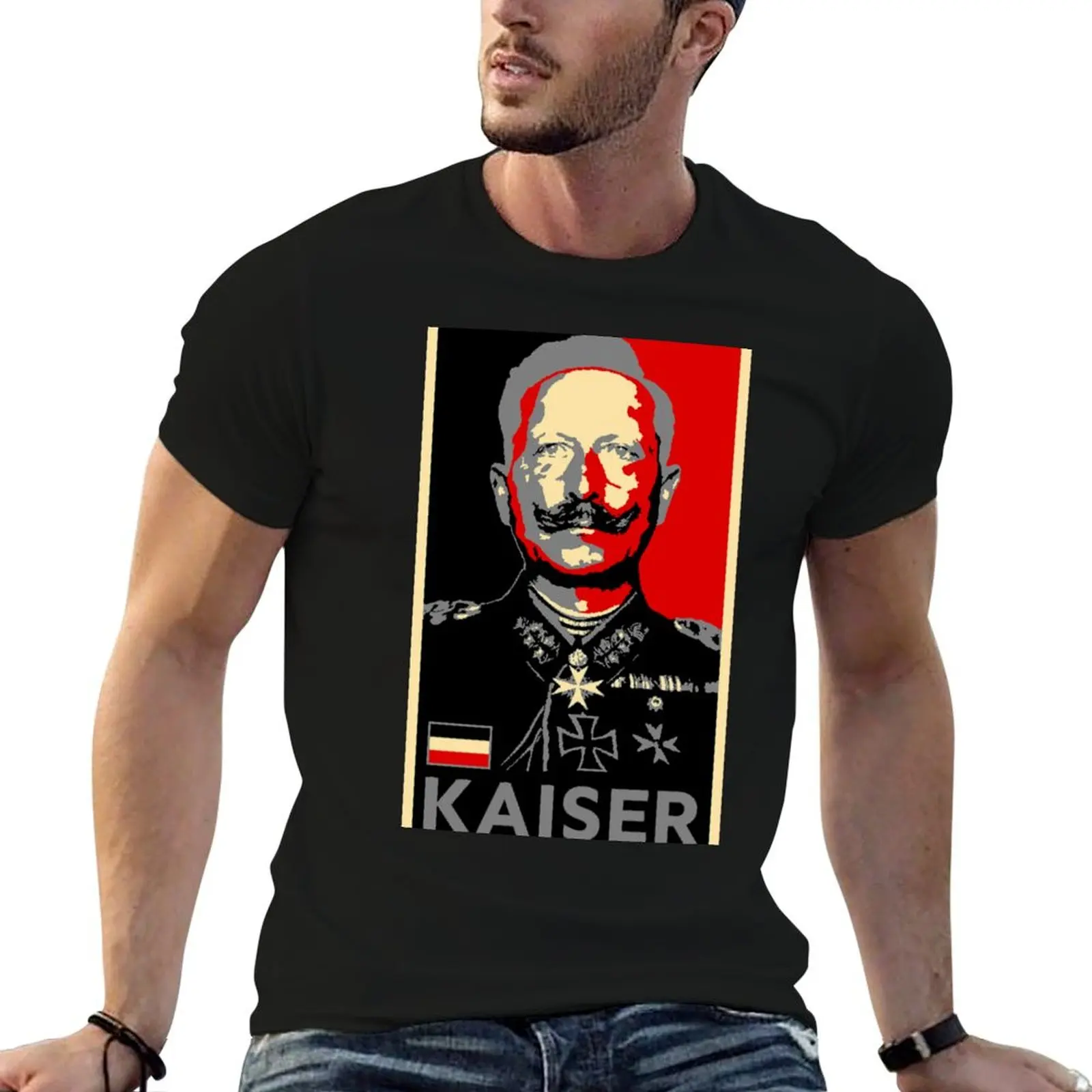 

WW1 Kaiser Wilhelm T-Shirt t shirts for man graphic tees t shirts cotton 100% T-Shirt