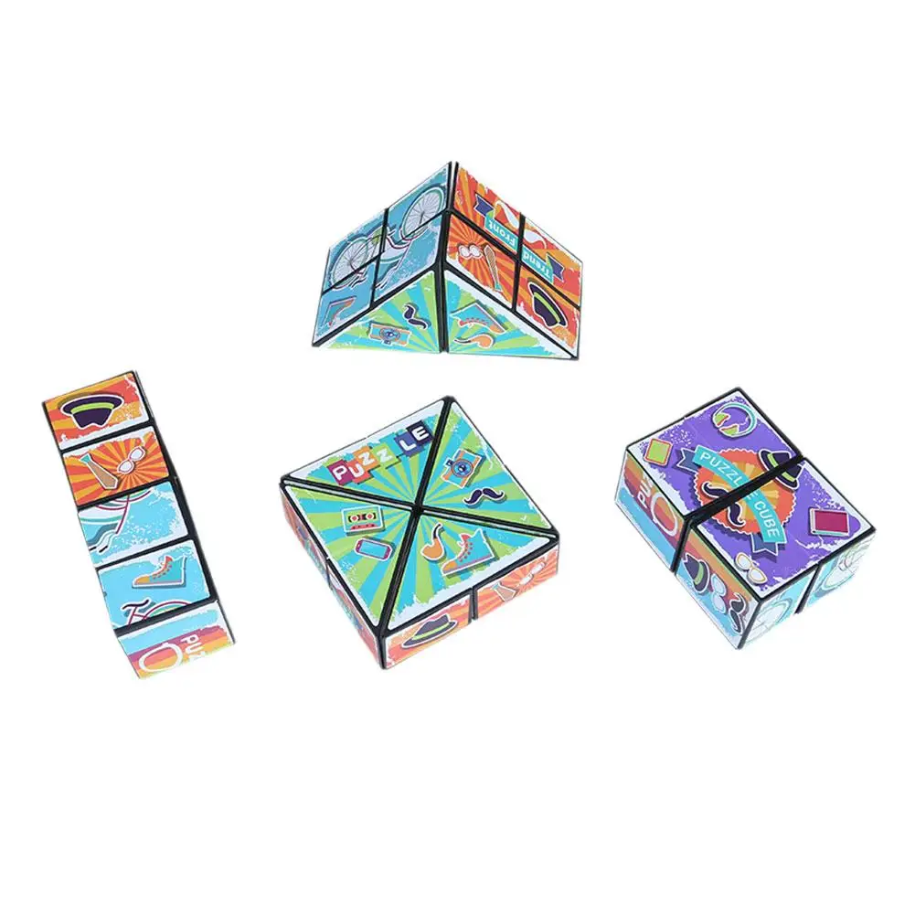 Kreativer Stern Geometrischer Magnetwürfel Vielseitiges Unendliches Antistress-Schreibtischspielzeug aus ABS-Material Wasserdichter Zauberwürfel – Detail 4