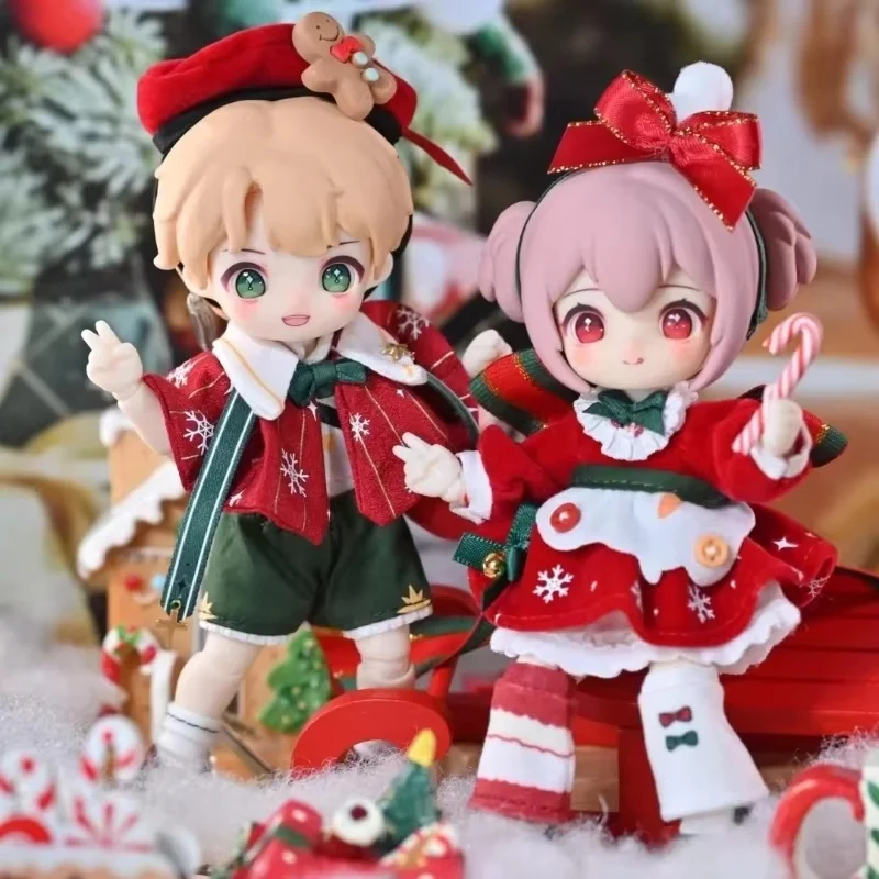 New Nagi Christmas Kindergarten Wish Party Series 1/12 Bjd Joints Can Be Moving Figures Kawaii Boys And Girls Desktop Collect