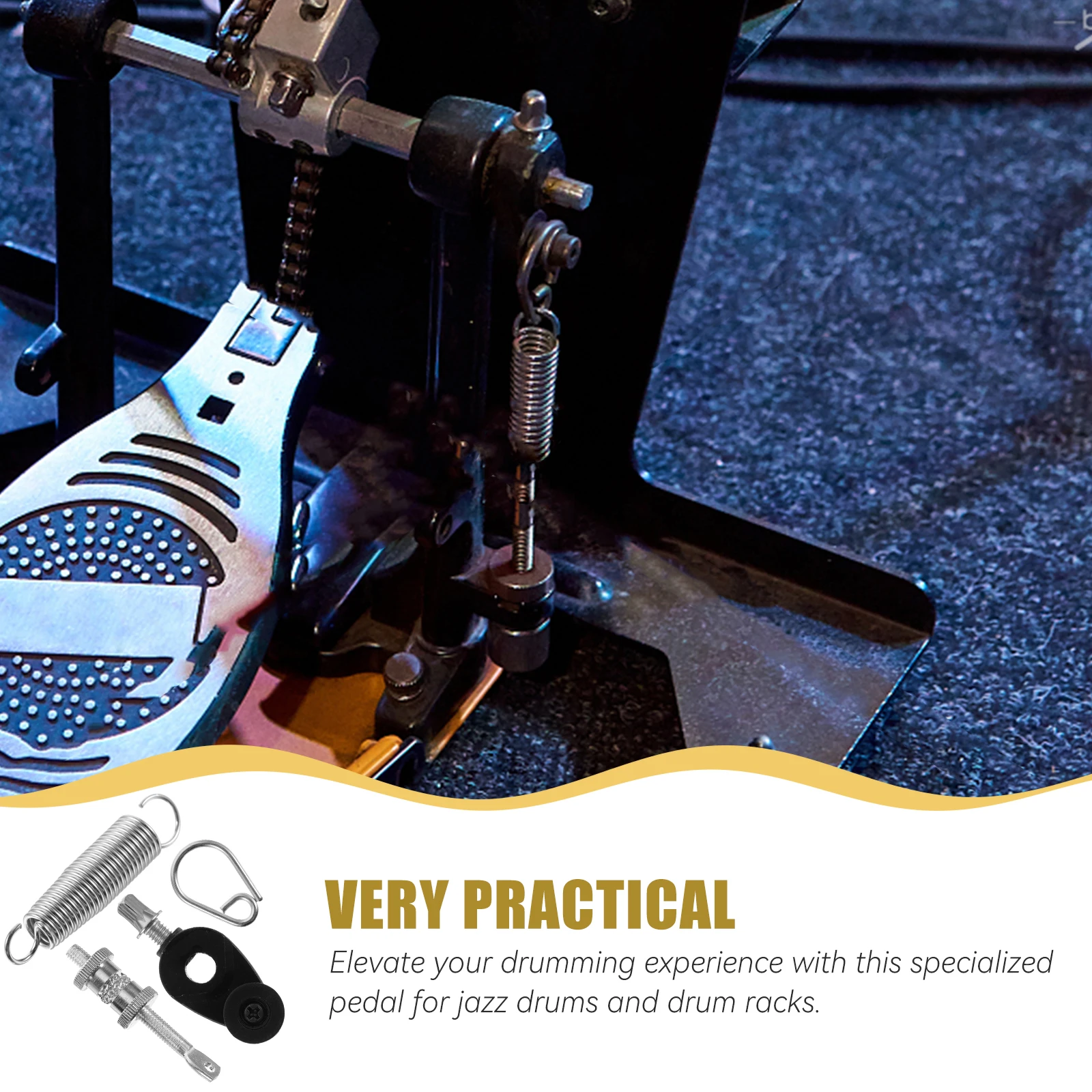 

2pcs Foot Pedal Replacement Spring Cam Tensioner For Jazz Parts Metal Drum Accessories Bass Drum Spring Cam Tensioner