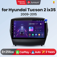 Junsun Wireless CarPlay Android Auto Car Radio For Hyundai Tucson 2 ix35 2009 - 2015 GPS Multimedia 2 din