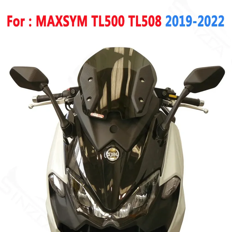 For SYM MAXSYM TL500 TL508 TL 500 508 2019-2022 Sport Windshield Windscreen Wind Deflectors MAXSYMTL 508 500 2020 2021 Black