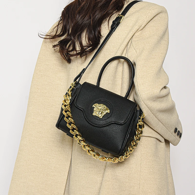 Sac à bandoulière en cuir de styliste célèbre pour dames élégantes, sacs à main de marque de luxe populaire classique avec intérieur spacieux