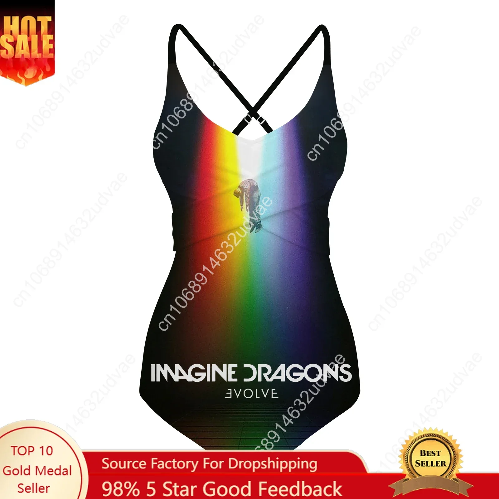 Imagine Dragons Swimsuit Womens Sling Swimsuits Personalized Sexy Swimwear Pool Beach Bikini Summer Customize Bathing Suits