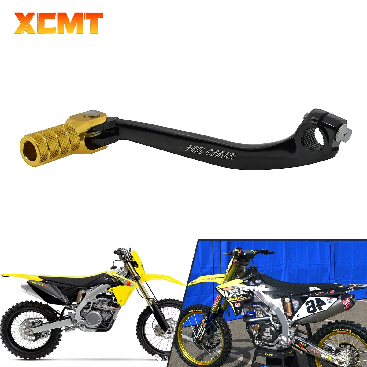 

Motocross CNC Folding Gear Shift Shifter Lever For Suzuki RM Z250 2007-2012 2013 2014-2019 7075 Universal Dirt Pit Bike parts