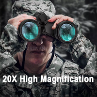 20X50 HD Zoom BAK4 Powerful Binoculars Long Range Telescope Professional Monocular Low Light Night Vision for Hunting