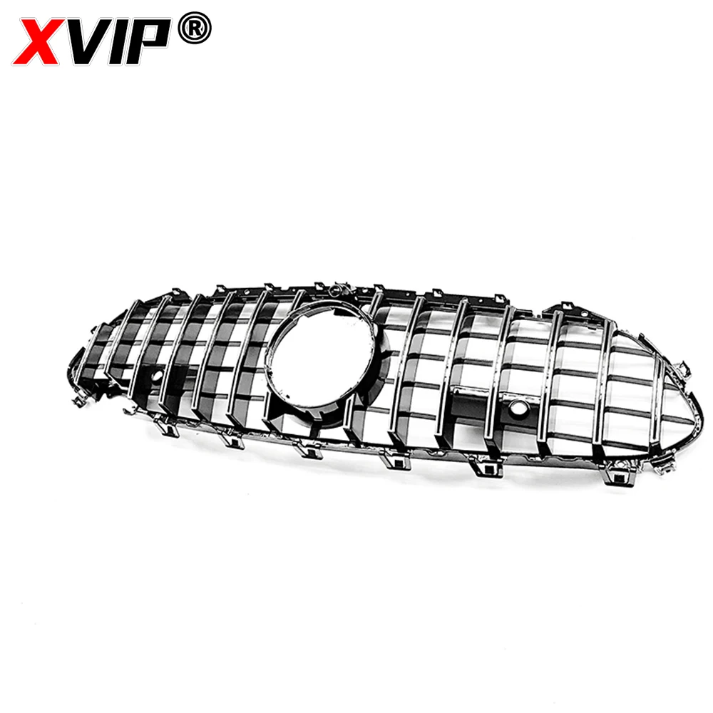 XVIP GTR نمط الجبهة العلوي مصبغة الشوايات الفضية لمرسيدس بنز CLS-Class C257 2019-2022 CLS350 CLS450 CLS53 AMG سباق الشوايات