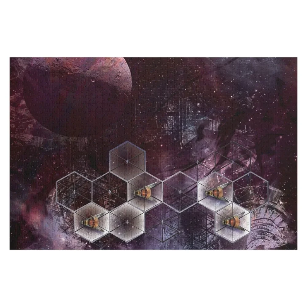 

Space Bees IV Jigsaw Puzzle Personalized Baby Object Personalized Toy Customized Kids Gift Works Of Art Puzzle