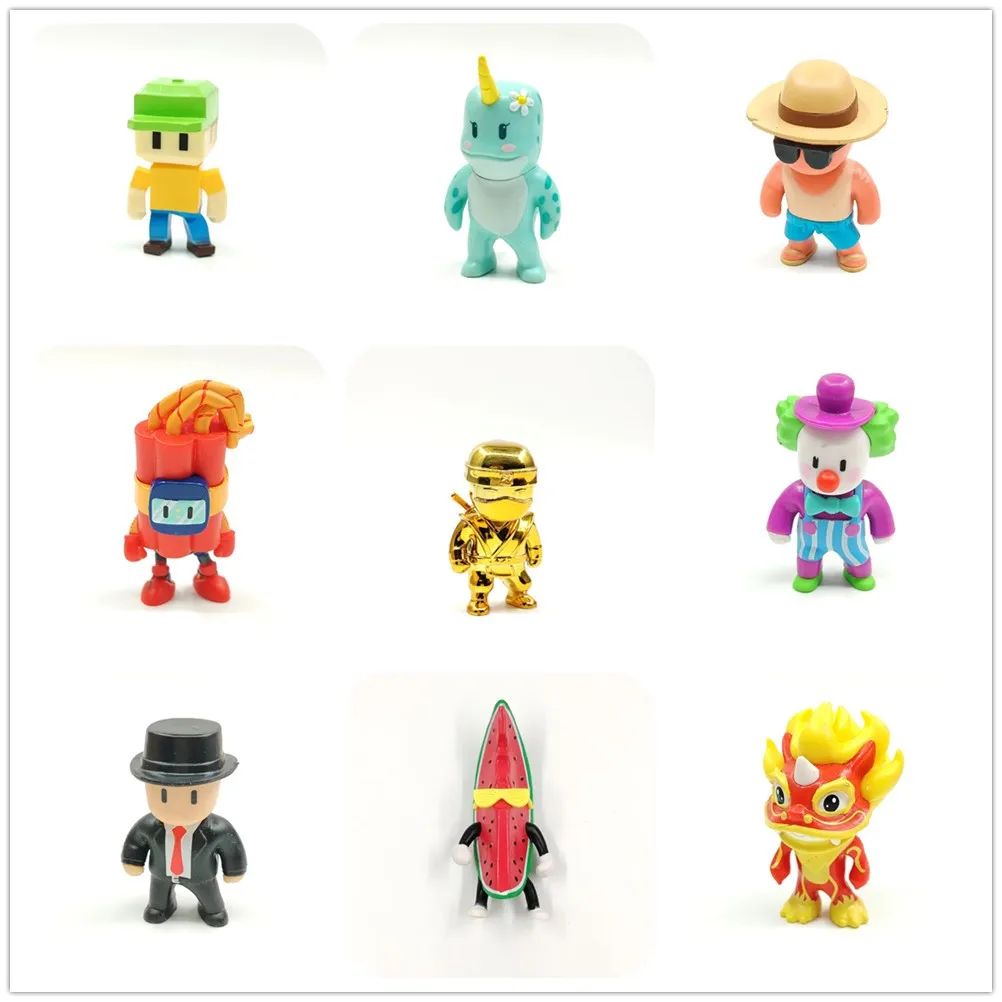 Figura Miniatura 3D Original de la Serie 3-5 de Stumble Game, Modelo de Anime, Estatua Coleccionable Multijugador, Juguete Sorpresa, Regalos de Cumpleaños y Navidad