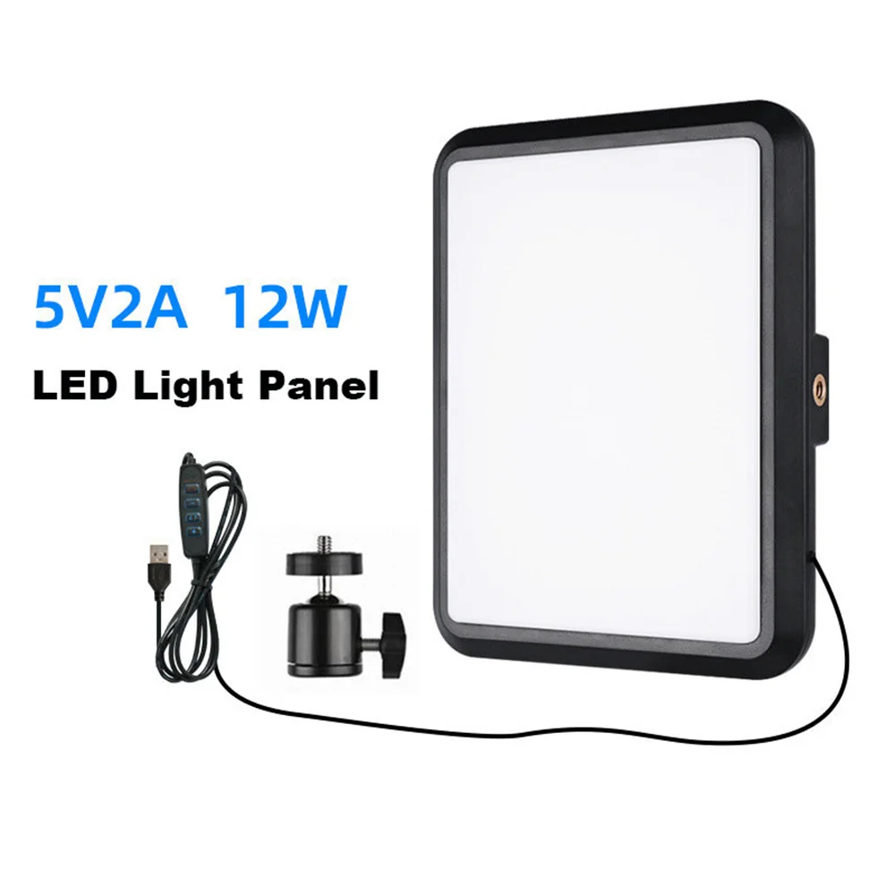 High Power 160 Led Video Light Panel 2800k-7000k Photography Lighting w Remote Control for Live Streaming Photo Studio Lamp