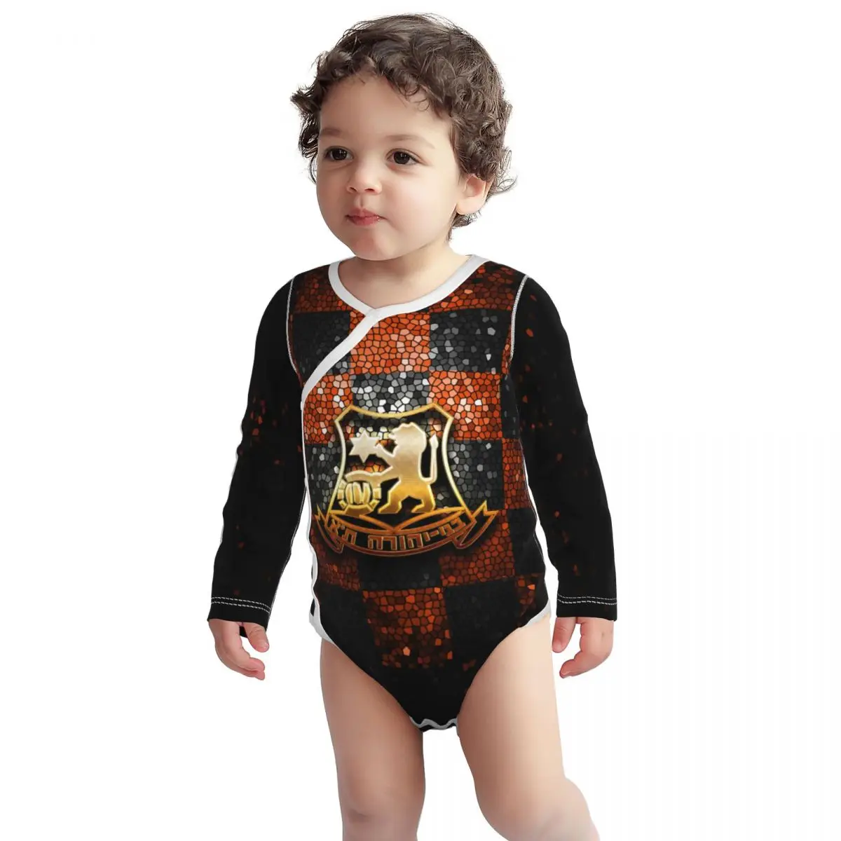 

Israel Bnei Yehuda Tel Aviv Fc Unisex Toddlers and Babies' Soft Thermal Long Sleeve Onesies Bodysuits Baby Romper