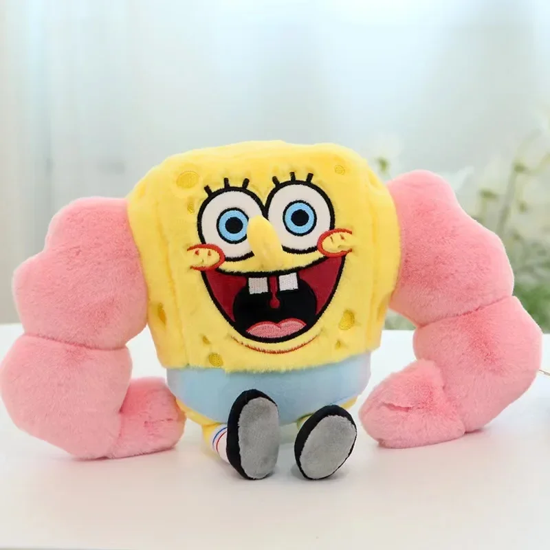 20CM SpongeBob Doll SquarePants Patrick Star Plush Anime Cartoon Toy Soft Cute Stuffed Collection Children's Birthday Gift