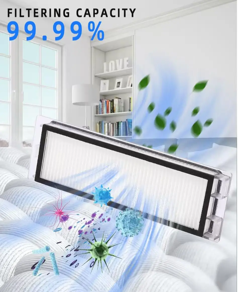 Roborock Q Revo / P10 A7400RR Robot Vacuums Cleaner Accessory Main Side Brush Hepa Filter Mop Cloths Dust Bag Spare Part