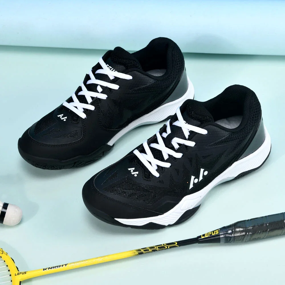 Zapatos de bádminton profesionales para hombre y mujer, zapatillas de entrenamiento de tenis de mesa, antideslizantes, ligeras, Unisex, tenis de voleibol, L028