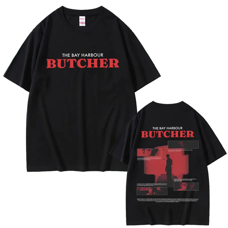 TV Play Dexter Morgan The Bay Harbour Butcher Graphic T-shirt Men Women Casual Cotton Oversized T-shirts Male Vintage Streetwear