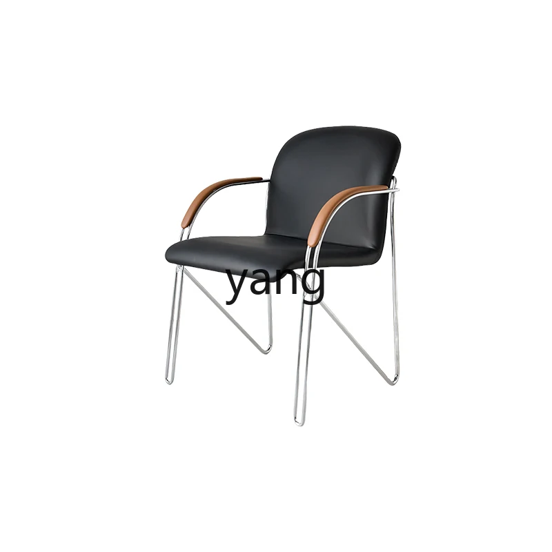 

Lmm simple light luxury office chair retro casual back chair soft bag seat cushion computer chair