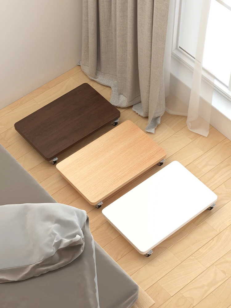 Mobile Storage Box Base with Casters Host Computer Tray Printer Stand under Table Universal Wheel Flower Rack Home Furniture ...