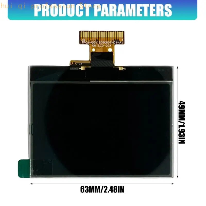 Instrumententafel-Anzeigebildschirm, 1TD920861 LCD-Cluster-Reparaturtafel, 63 x 49 mm für Wartungsarbeiten Armaturenbrett und – Detail 6