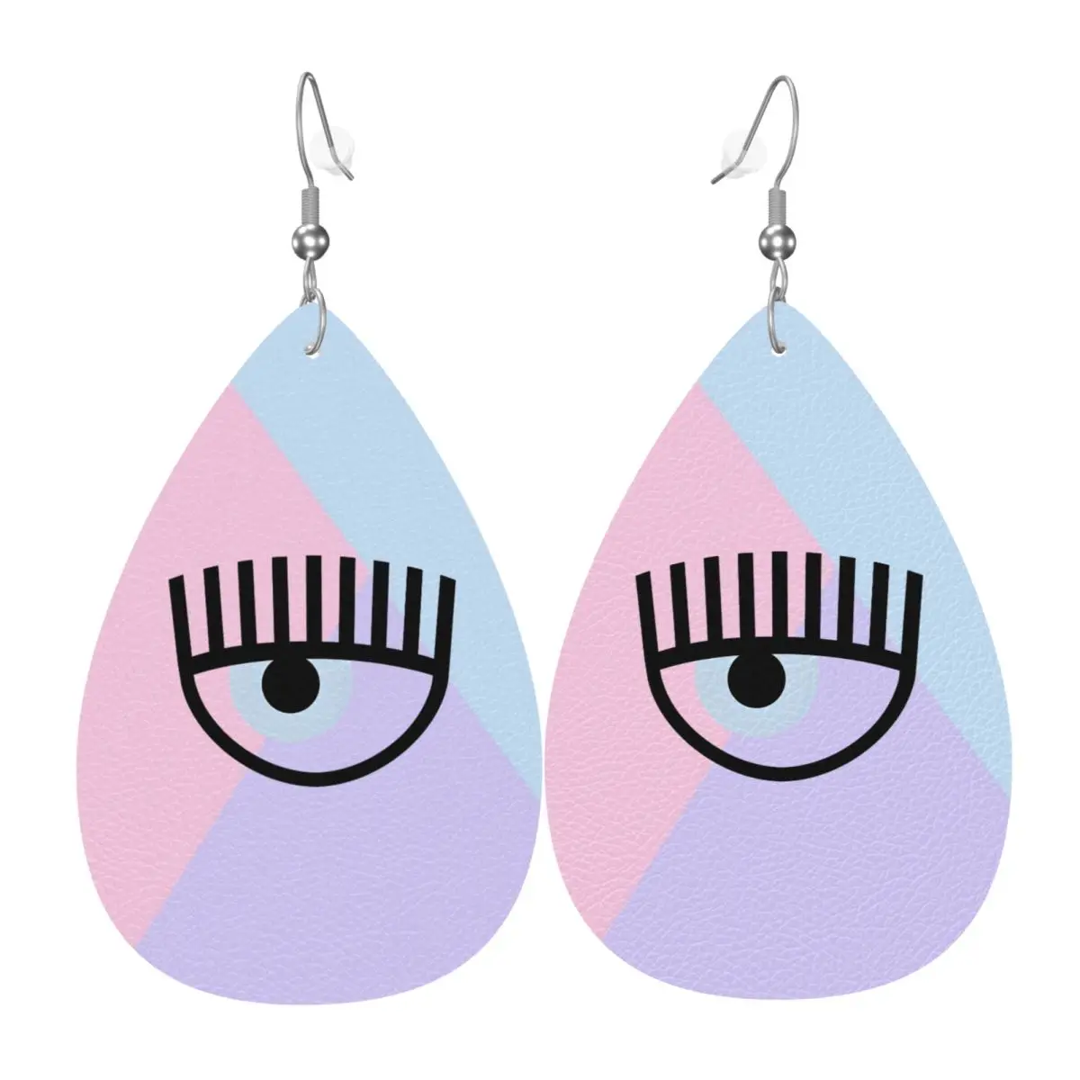 Custom Ferragnies Eyes C-Chiara Dangle Drop Earrings Leather Earrings for Women Fashion For Party