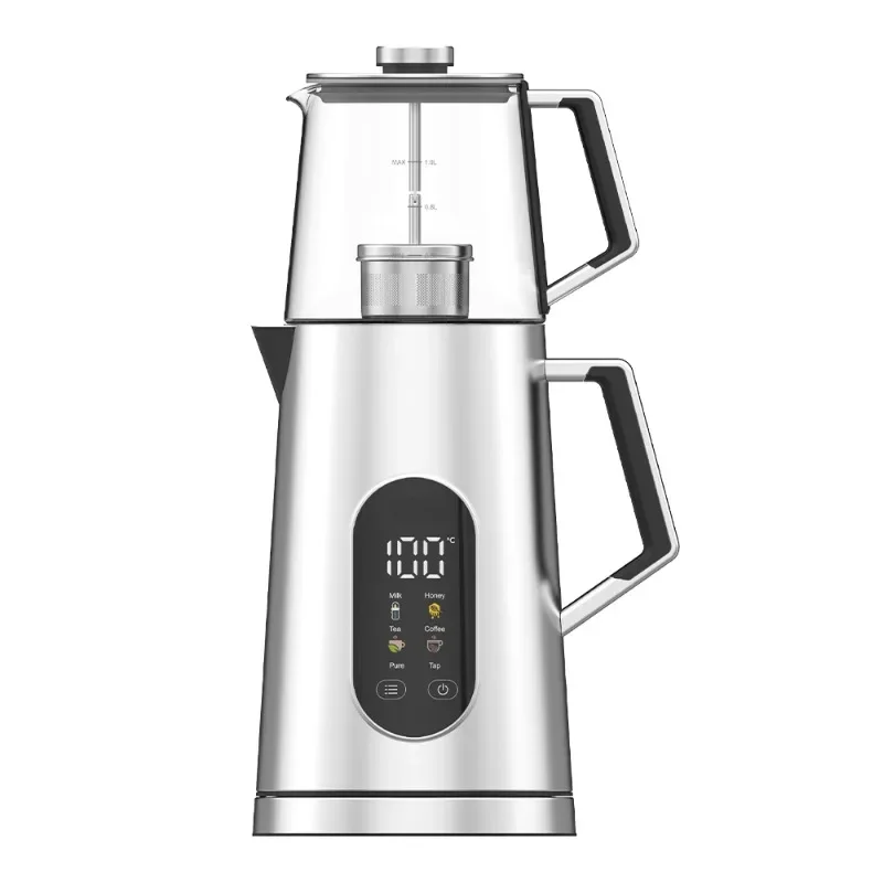 Bouilloire intelligente en verre électronique portable, appareils ménagers, eau, 2,7 l