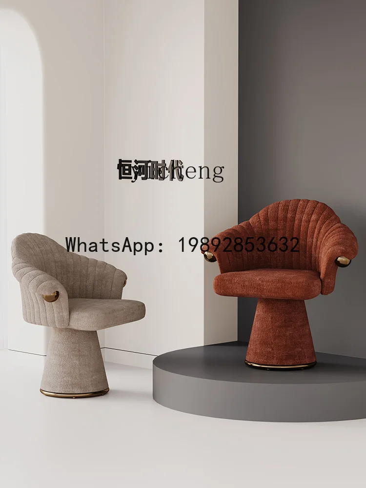 X1  makeup stool leisure single chair bedroom makeup book desk chair rotating single sofa chair home decoration accessories