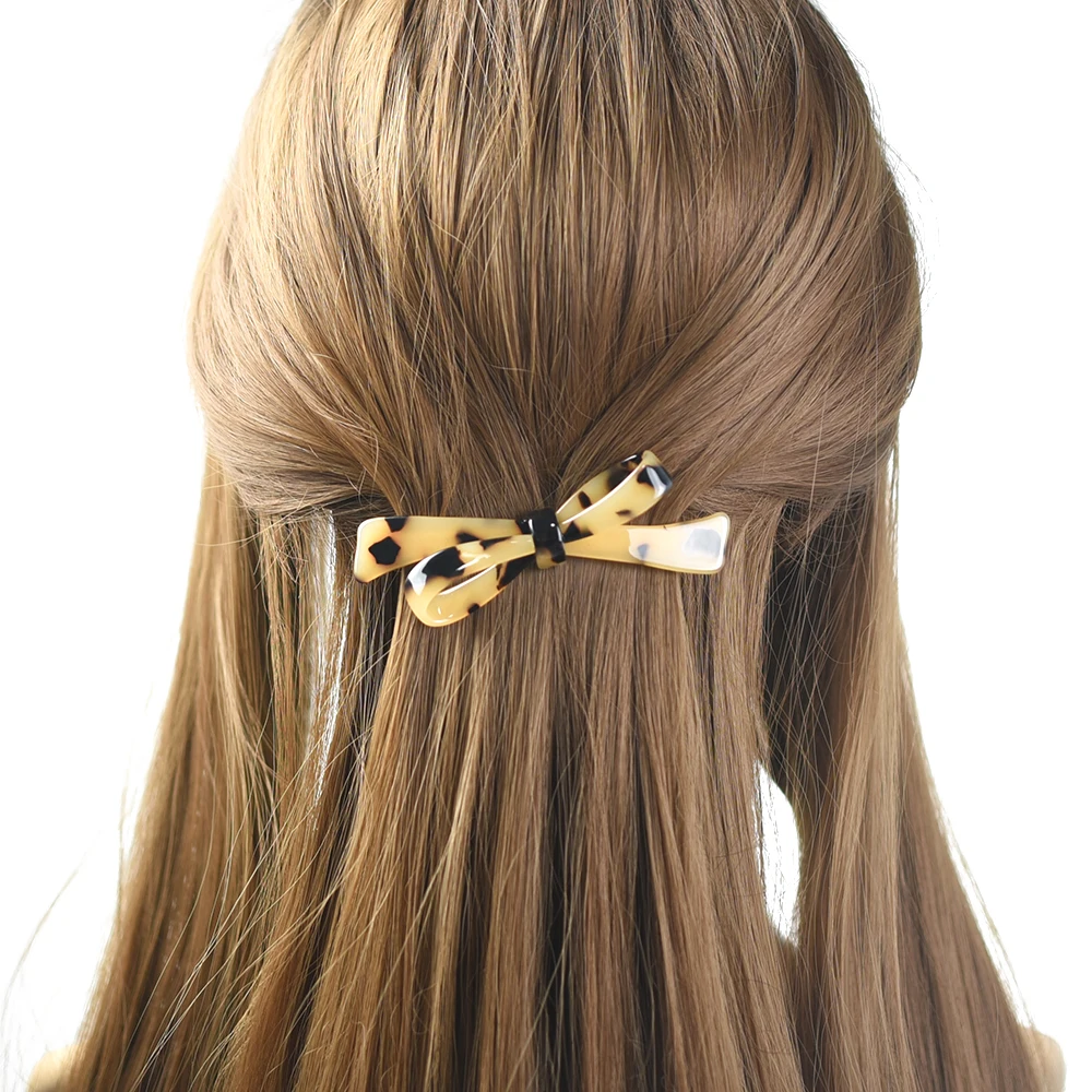 Women Headwear Middle Size Cute Hair Clip Bow Hair Barrette Not Ponytail Clip Fashion Hair Accessories For Women