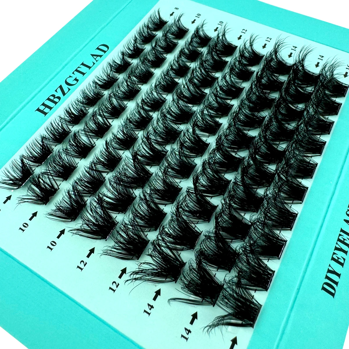 New 5D Fluffy Cluster Lashes Natural Eyelash extension Volume Individual Lashes Mixed Tray Faux Mink Lashes Cilias DIY Makeup