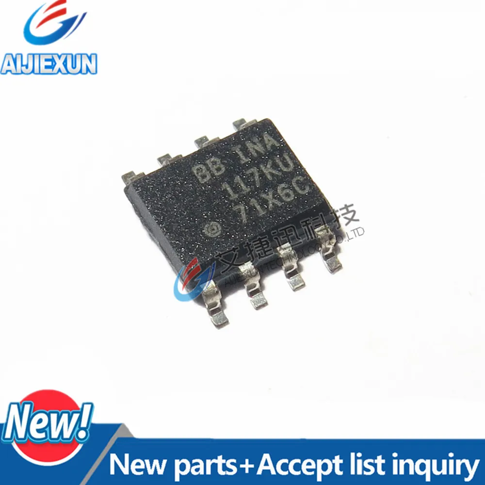 10Pcs in stock INA117KU SOP8 High Common-Mode Voltage DIFFERENCE AMPLIFIER 100% New and original