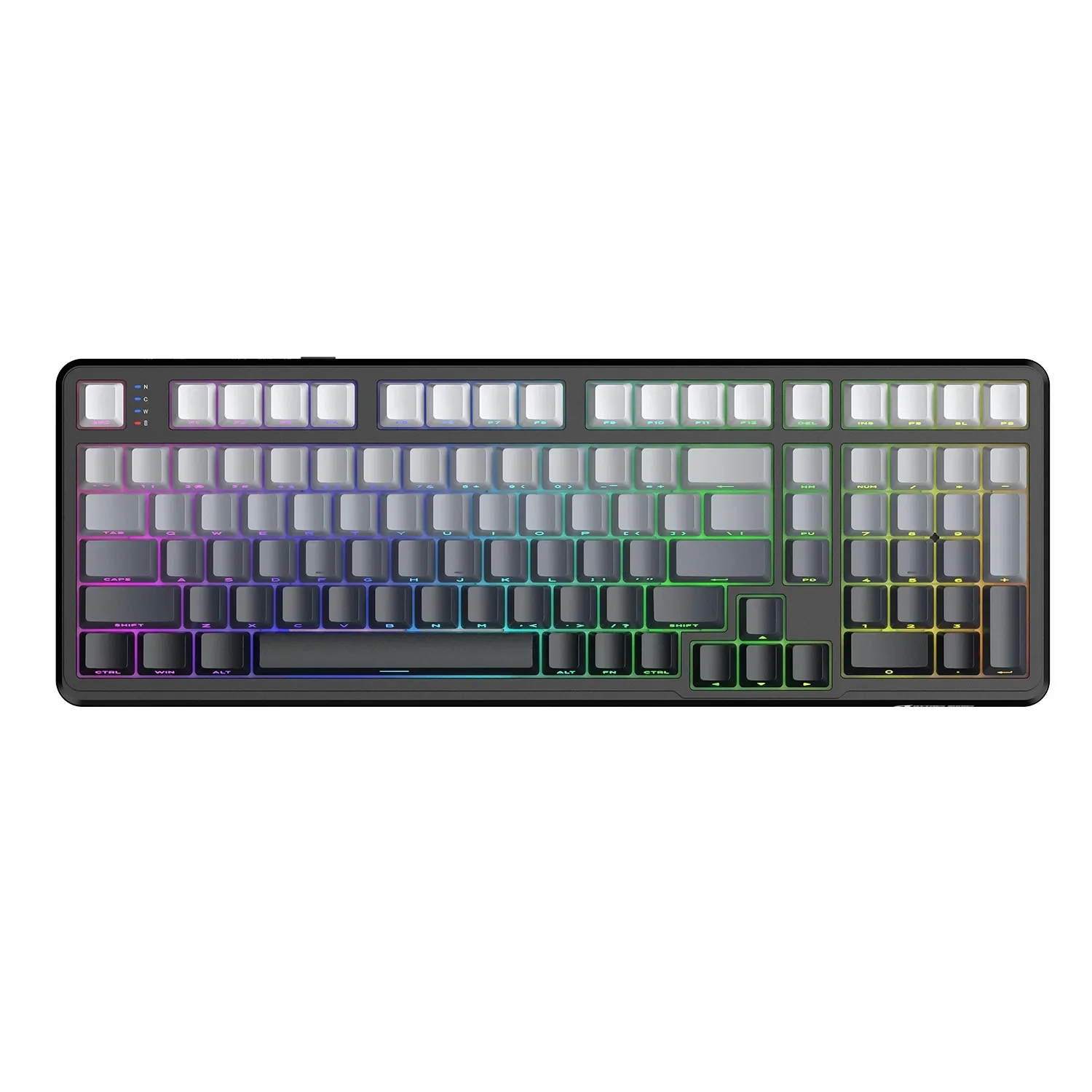 X98 wireless mechanical keyboard, Bluetooth three-mode gasket customized e-sports side engraving game keyboard