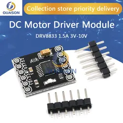 DRV8833 2 Channel DC Motor Driver Module Board 1.5A 3V-10V H-Bridge 4-Wire Step Motor