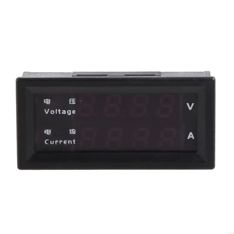 Y1UD Voltmeter Ammeter Gauge Dual LED Digital Arus Panel Meter Untuk 100V