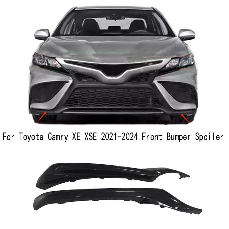 

NEW Side Lower Bumper Cover Molding For Toyota Camry XE XSE 2021-2024 Front Bumper Spoiler