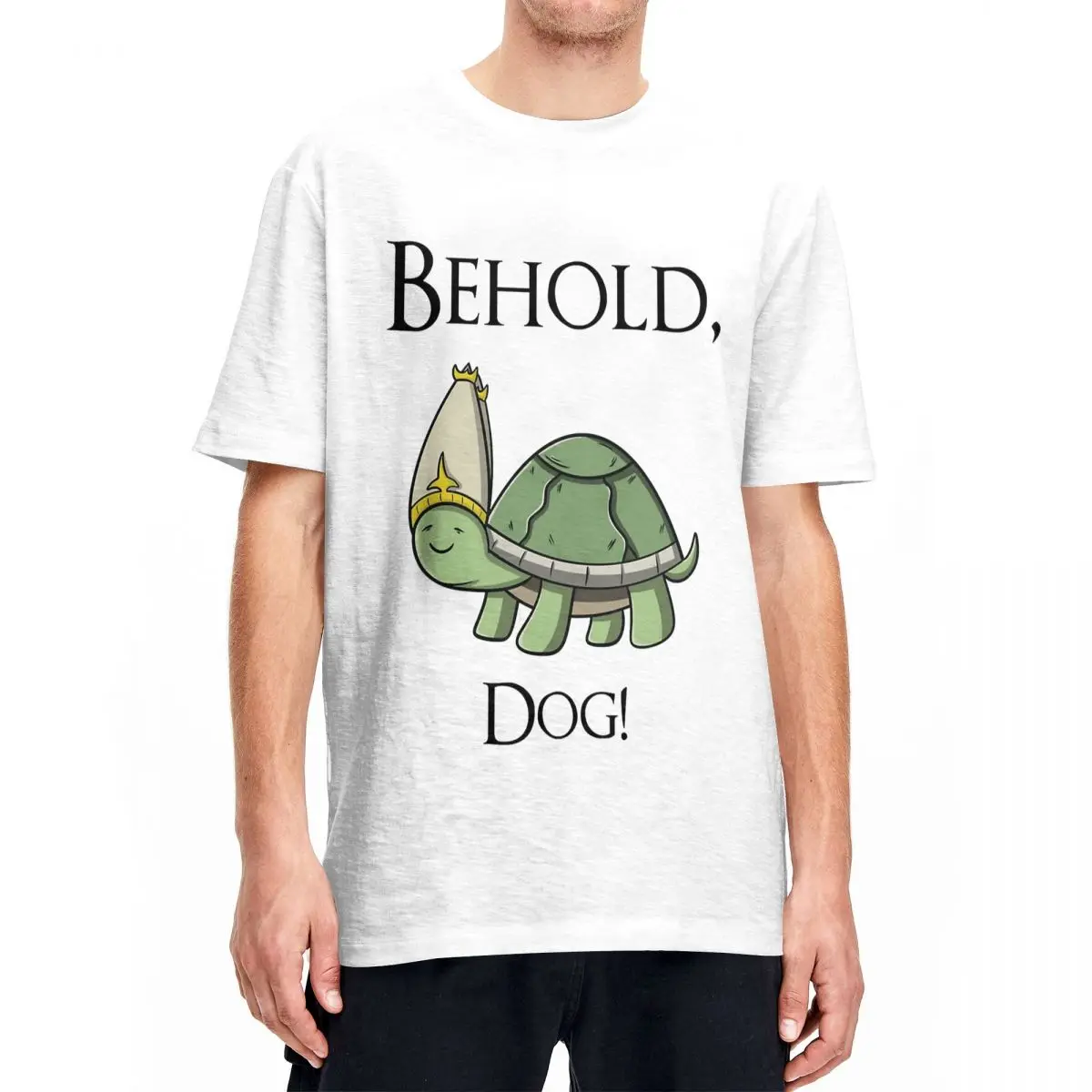 Haikyuu T-Shirt Eldened Ringed Behold Dog 100% Cotton T Shirts Game Trendy Cool Tshirt for Mens Summer Casual Short Sleeve Tops