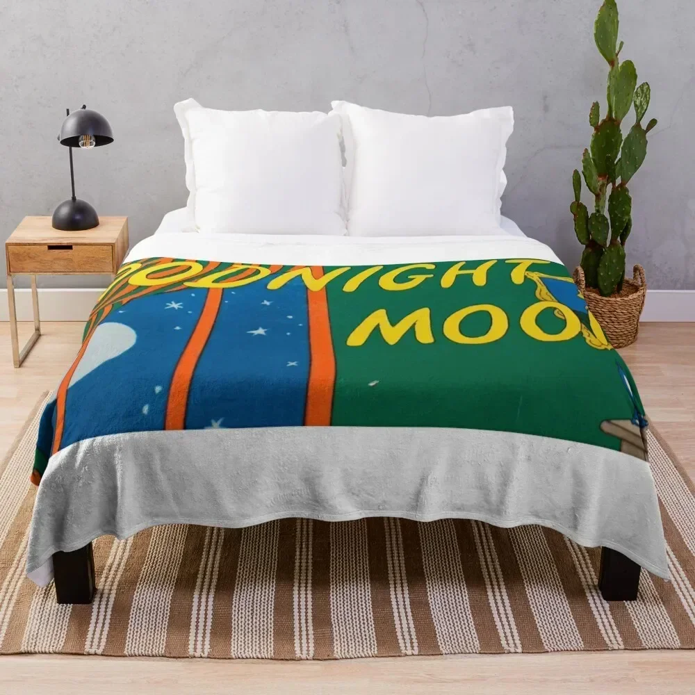 

goodnight moon. Throw Blanket Durable Warm Blanket for Daily Home Use