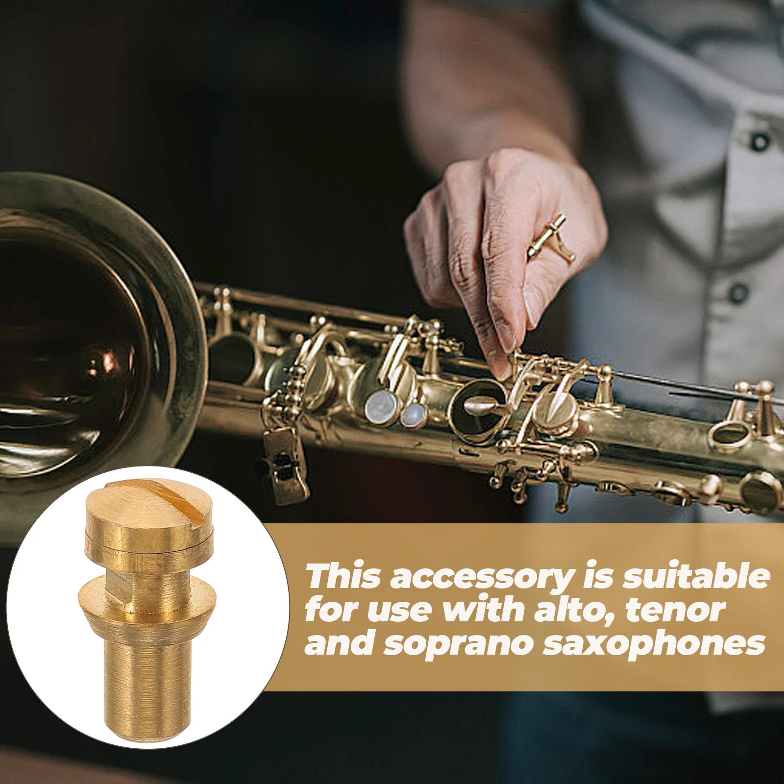 

Premium Brass Saxophone Replacement Screws Durable Detachable Design For Alto Tenor Soprano Sax Repair Maintenance Tool Kit