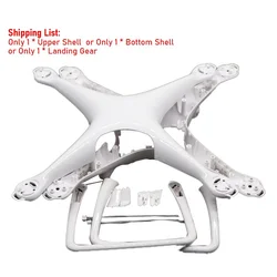 In Stock Drone Replacement For Phantom 4 Body Shell/Landing Gear Legs Upper Bottom Cover Repair Part