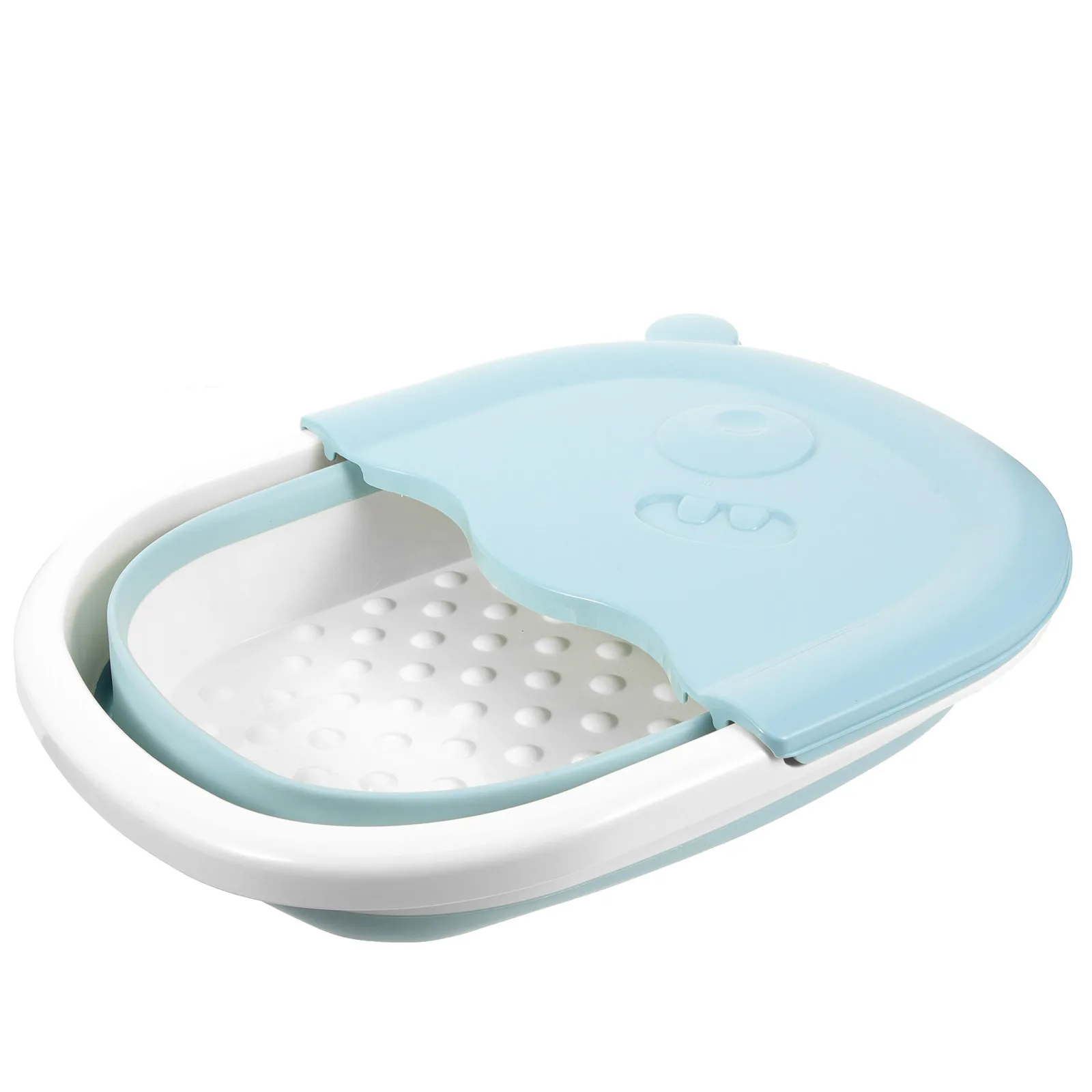 

1Pcs Home Foot Soak Bucket Travel-Friendly Folding Foot Basin for Relaxation and Blood Circulation Support Sturdy Plastic Basin