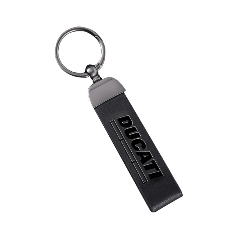 キーリング&レザーウォレットカードチケット収納バッグ Ducati Monster 796 795 821 696 695 600 620 400 950 937 1200 1200s オートバイ用