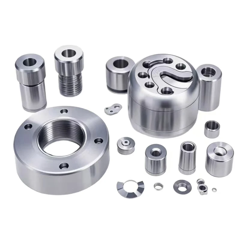 Stainless steel and copper alloy custom CNC machined multi-hole position mechanical connection parts combination