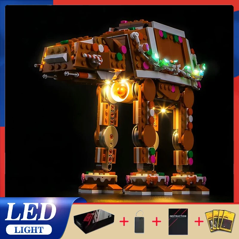 Fortschrittliches DIY-LED-Licht-Set für Lego 40806 AT-AT Walker (nur LED-Licht, ohne Blockmodell) Hochleistungsfähig