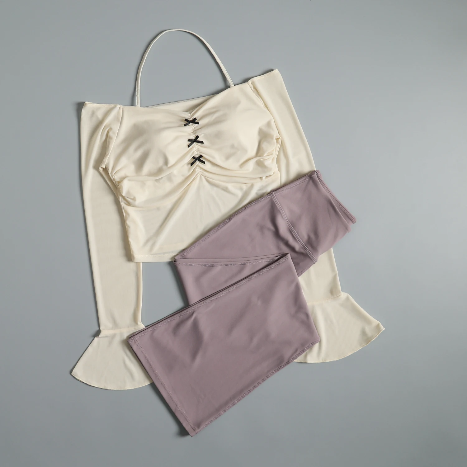 بدلة رياضية للنساء في الخريف التخسيس التخسيس بيلاتيس ممارسة ملابس اليوغا المشاهير على الإنترنت الجري الجميل #1