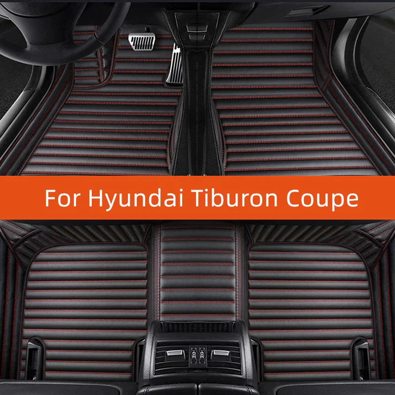 

Custom Leather Car Floor Mat For Hyundai Tiburon Coupe 2002 2003 2004 2005 2006 2007 2008 Car Mat Interior Accessories