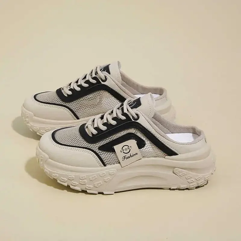 

Thick Heel Zimni Women's Shoes Ankle Boots Boots Ladies White Moccasin Shoes Sneakers Sport Loafter 2025new Tenys Tenes