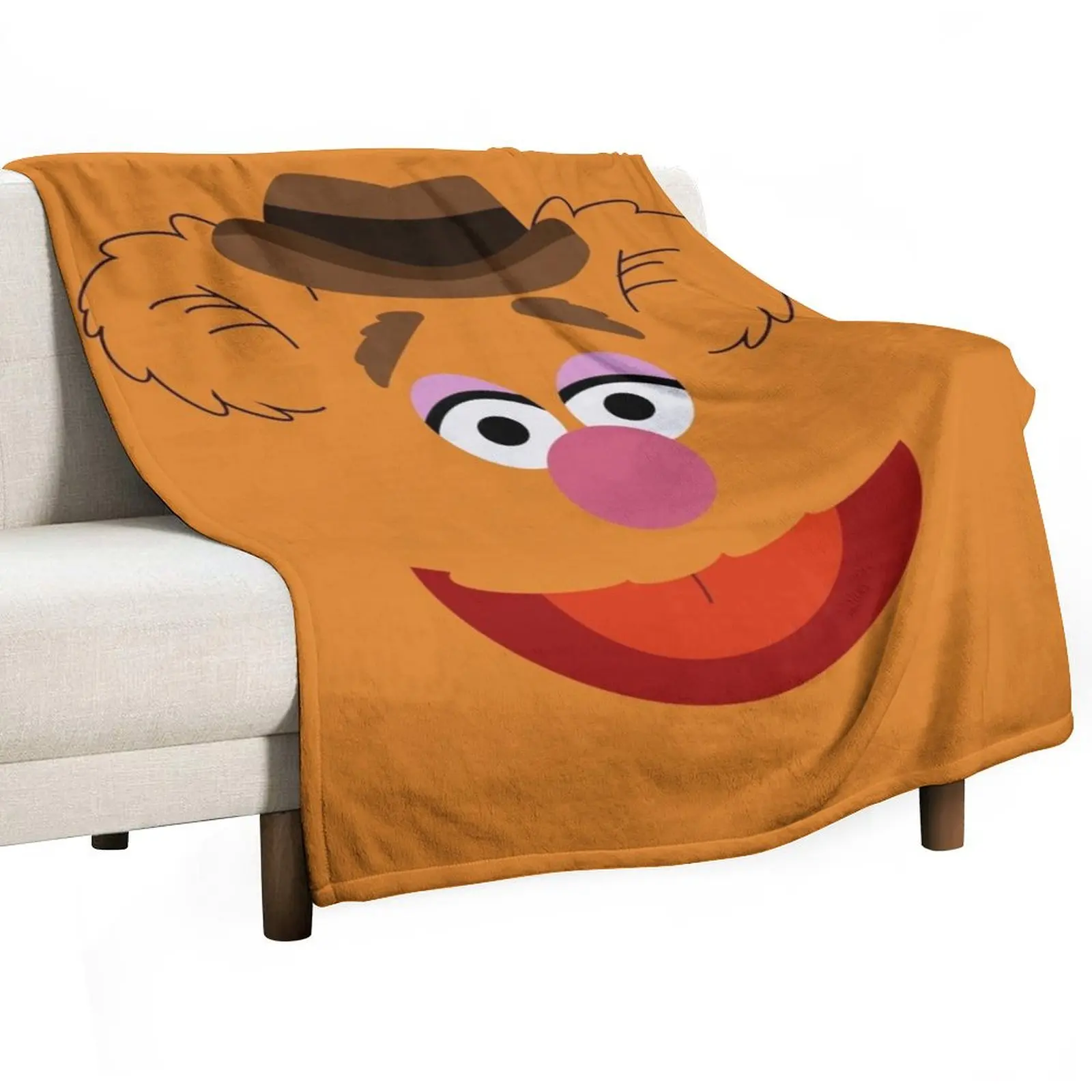 

Fozzie Bear Throw Blanket Lightweight Cozy Blanket for Bed Sofa
