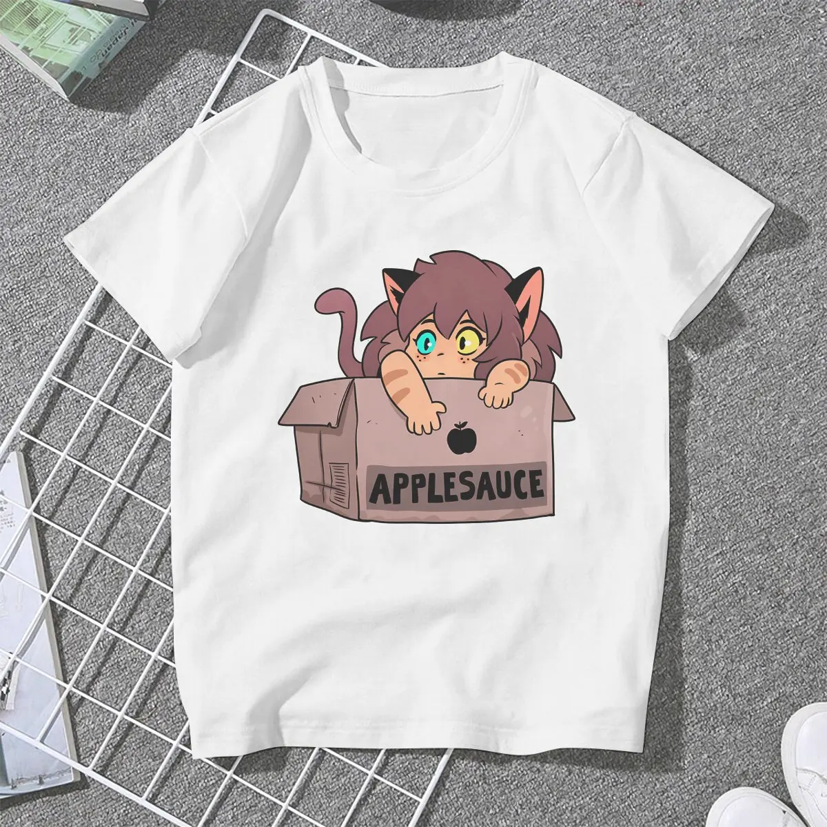 She-Ra Princess of Power Women T Shirt Catra in a Box Female Tops Polyester Graphic Kawaii Y2k Tees Ladies Tshirt