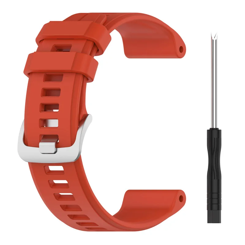 22mm sportowy pasek silikonowy do Garmin Descent G1 słoneczny pasek letel zegarek wymiana paska na nadgarstek do bransoletki Garmin Fenix7