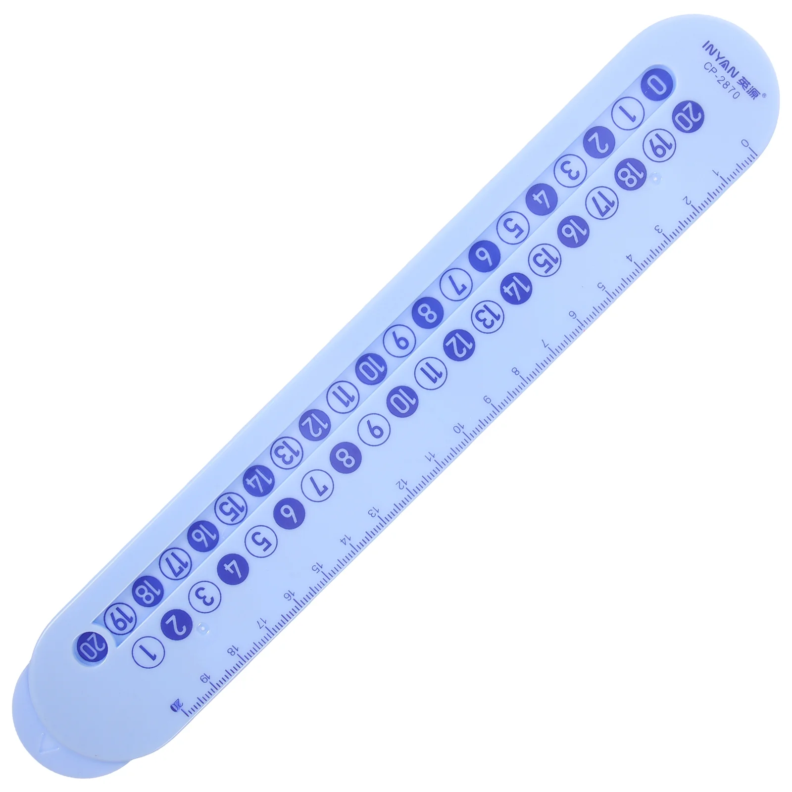 Math Scale Match Learning Slide Ruler Number for Training Centimeter Digital Plastic Addition Subtraction Child