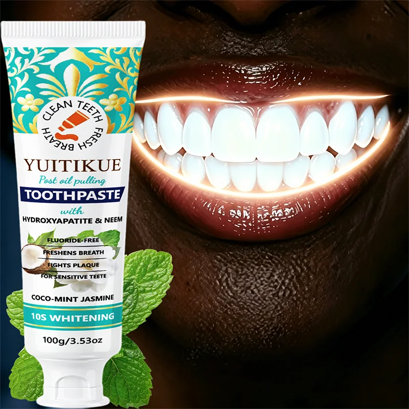 Hydroxyapatite Toothpaste - YUITIKUE 100g Whitening Toothpaste with Hydroxyapatite,