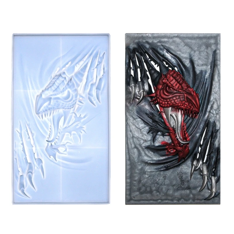 

3D Dragon Wall Decoration Silicone Molds DIY Epoxy Resin Mold Living Room Decor